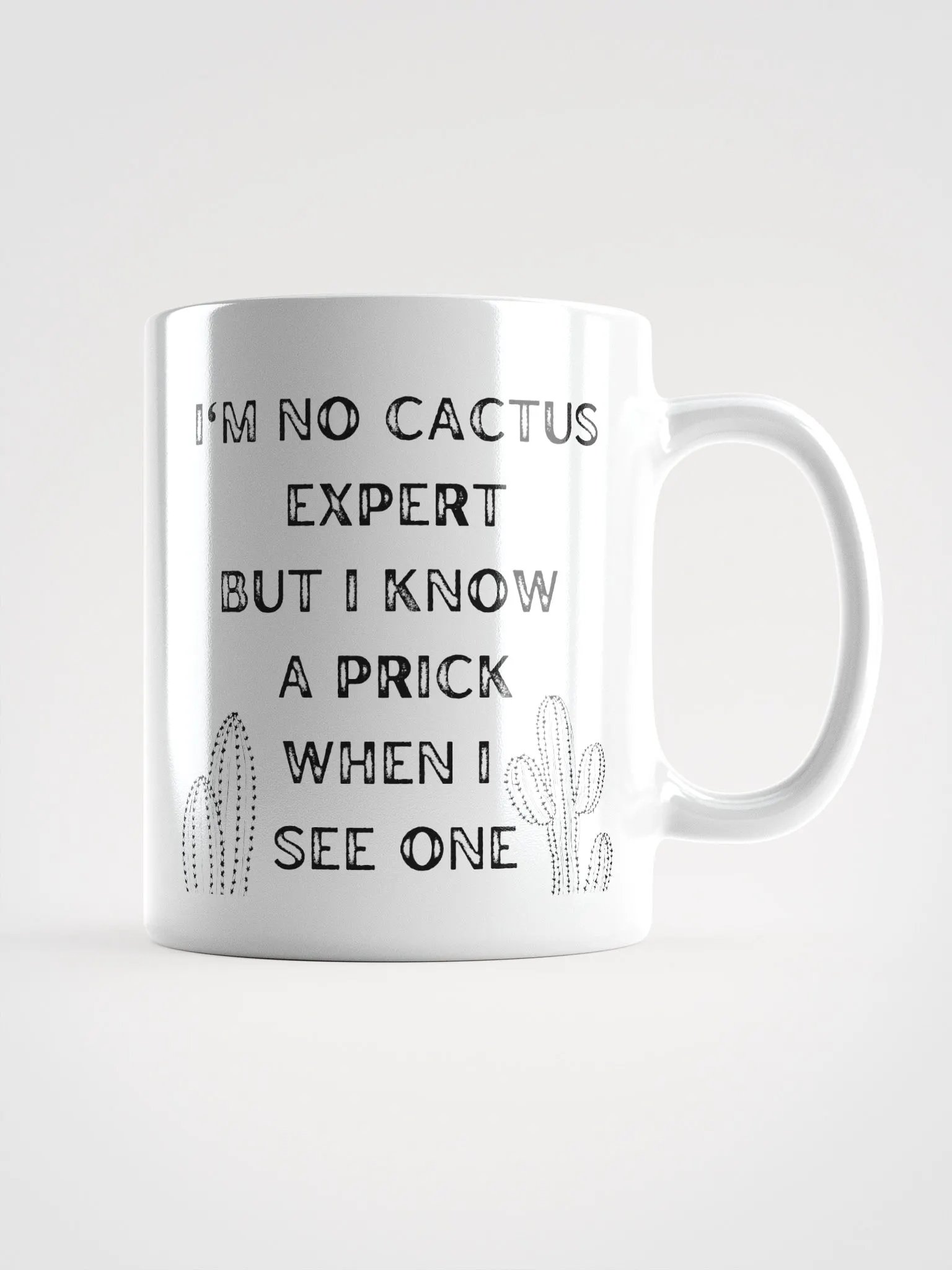 Cactus Expert Joke Mug – A Prickly Dose of Sarcasm product image (1)
