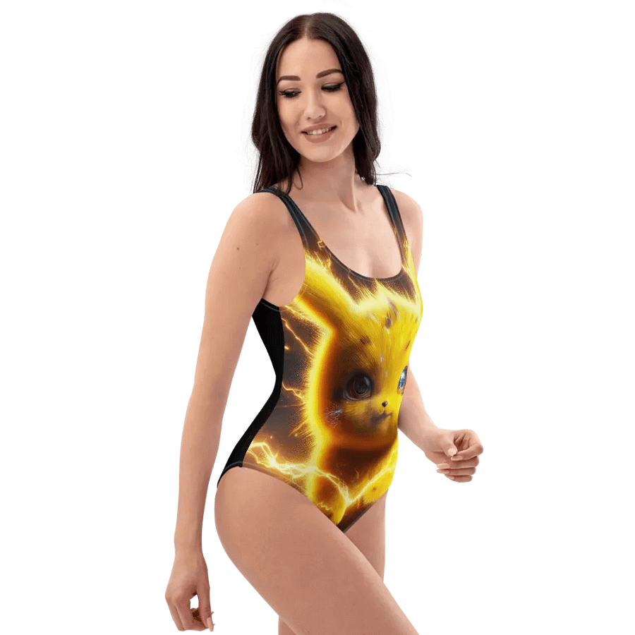 Electric Pikachu Power One-Piece Swimsuit product image (10)