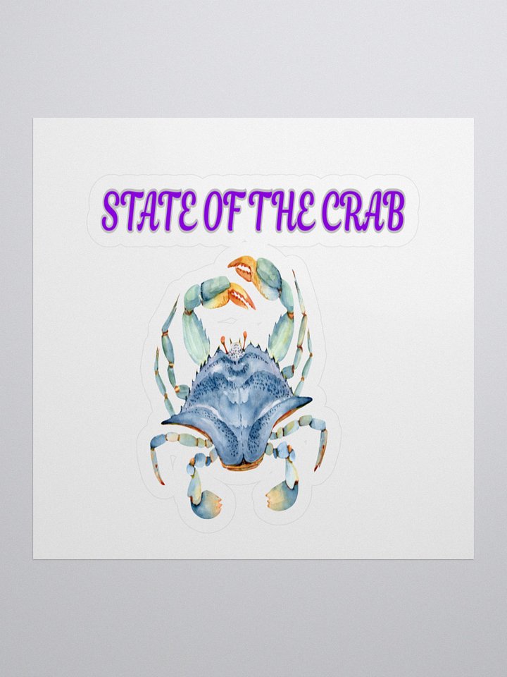 State of the Crab Kiss Cut Stickers product image (1)