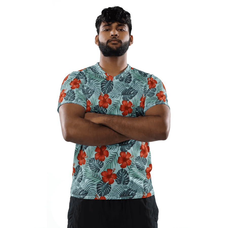 Palm Paradise | Recycled Unisex Sports Jersey product image (3)