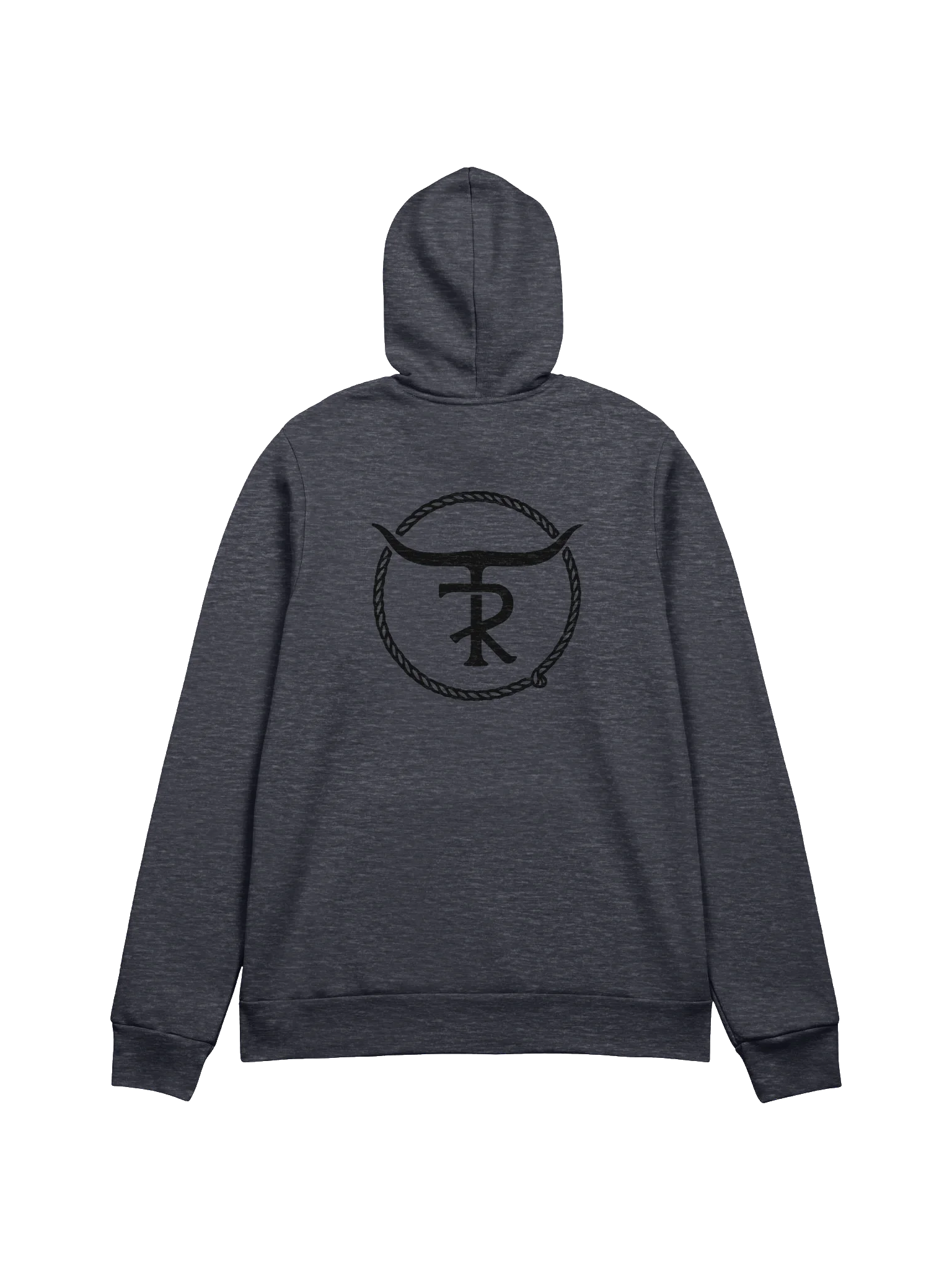 Black "TR" Branding Iron Logo Supersoft Hoodie product image (5)