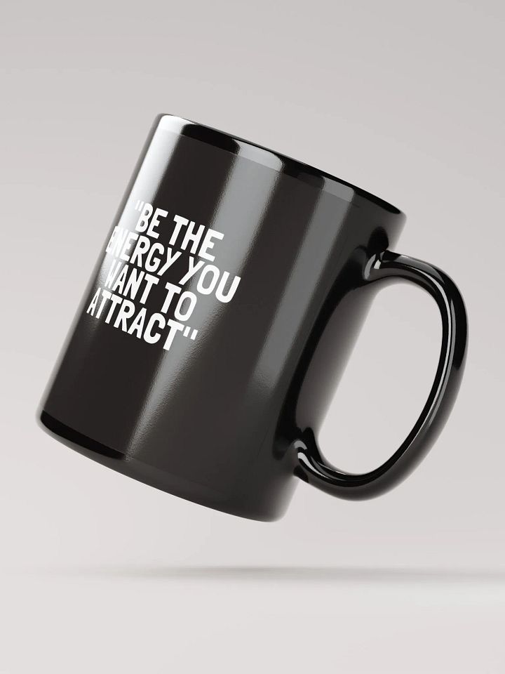 8T Sips Positive Vibes Black Glossy Mug product image (2)