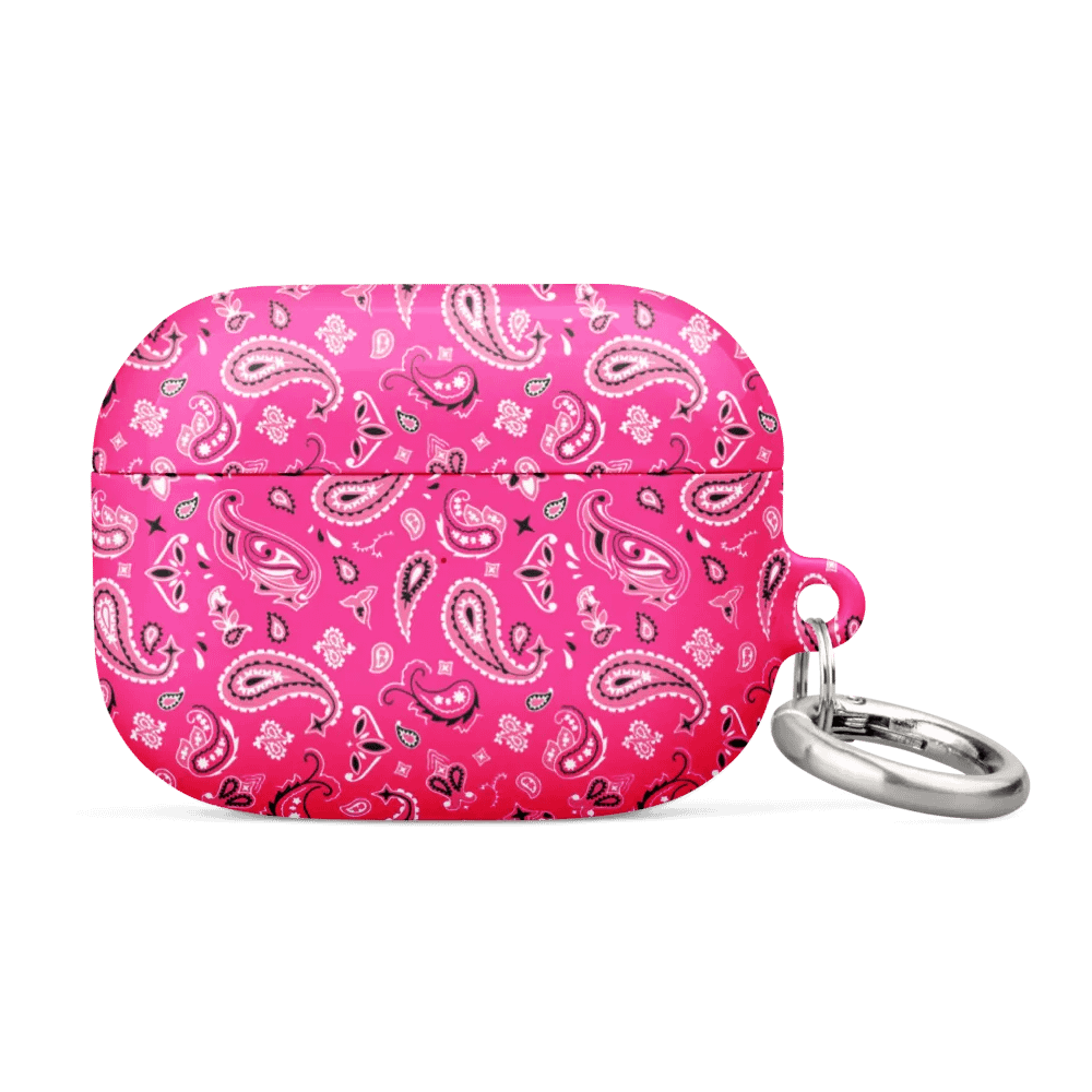 Fuchsia Bandana AirPods Case product image (4)