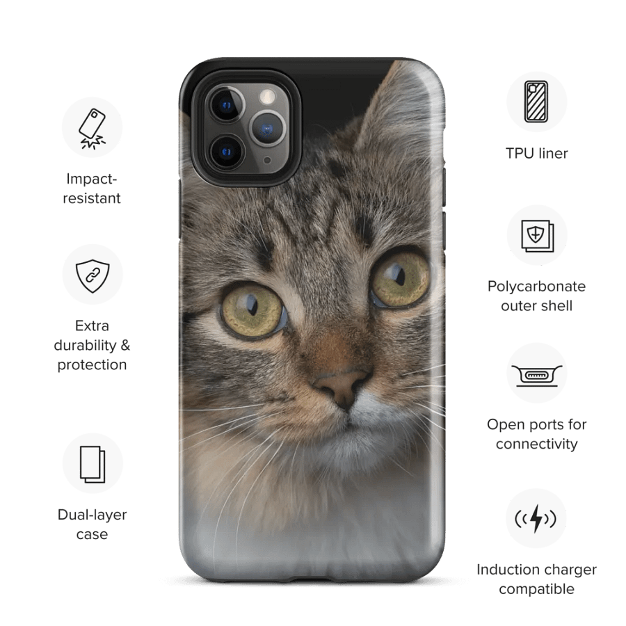Curious Cat Phone Case - Eye-Catching Protection product image (35)
