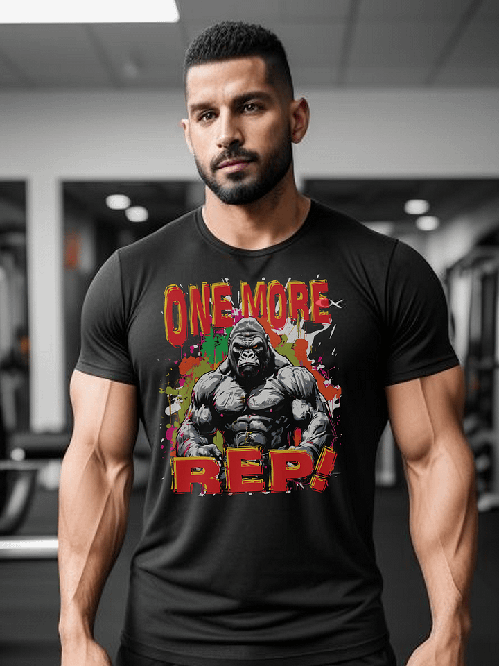 One More Rep Gorilla Fitness Gym Bodybuilding Weightlifting product image (1)