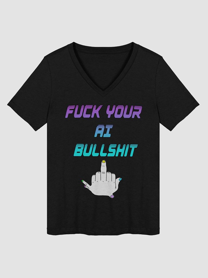AI Bullshit V Neck product image (1)
