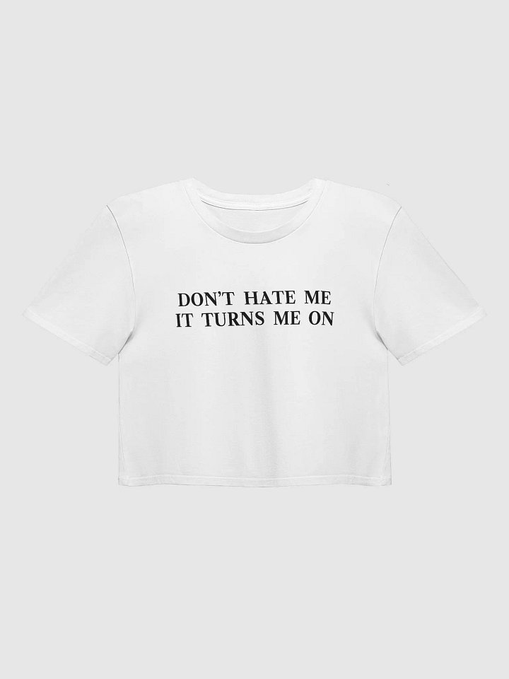 DON'T HATE ME IT TURNS ME ON Premium Crop Top product image (1)