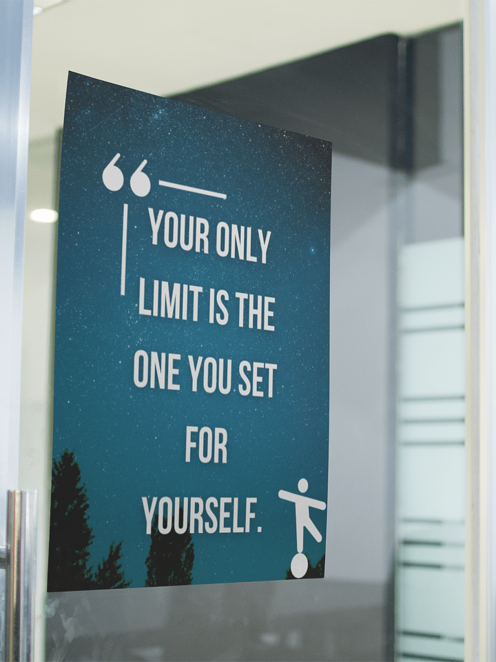 Only Limit Sustainable Poster product image (1)