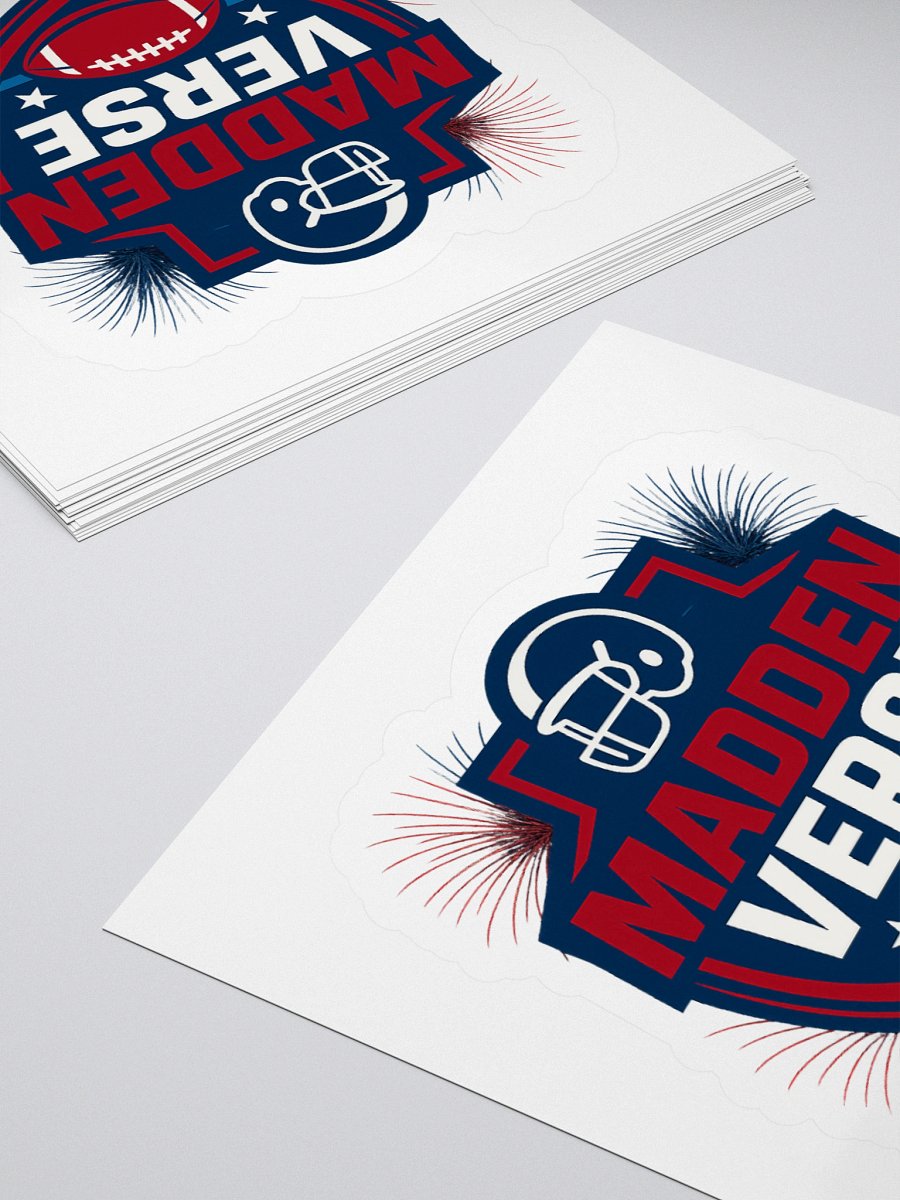 MADDEN VERSE RED WHITE & BOOM 2.0 STICKER product image (4)