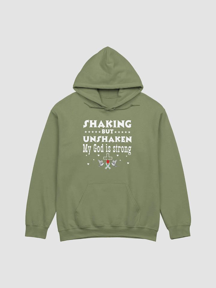 Shaking But Unshaken, My God Is Strong Parkinson Gildan Hoodie product image (8)