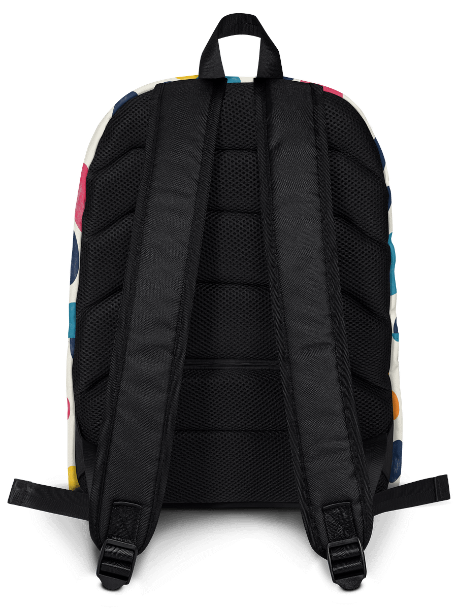 Polka Dot Illusion Vintage Retro Backpack product image (7)