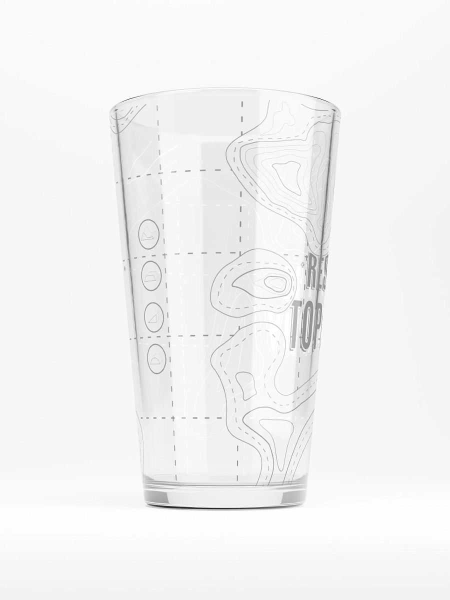 Respect the Topography - Beer Glass product image (2)
