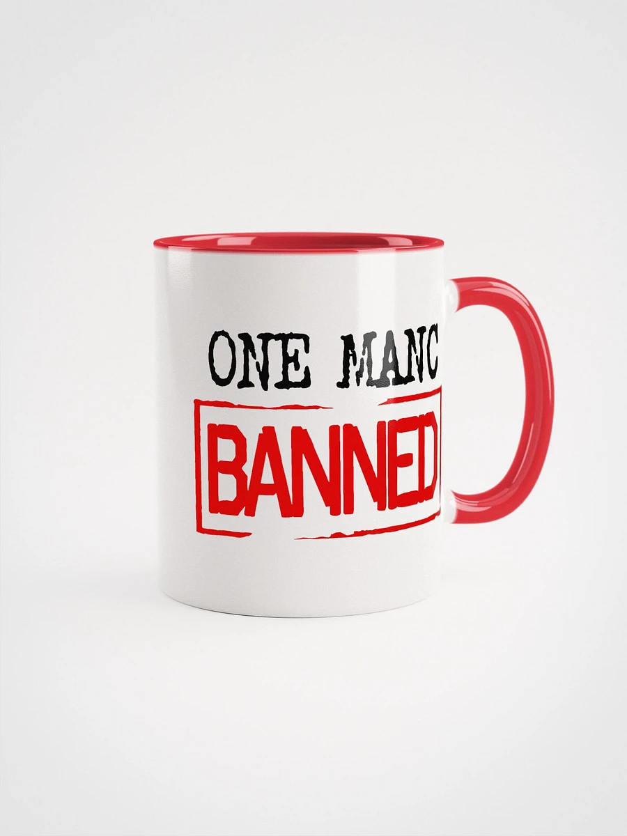 One Manc Banned Mug White/Red product image (1)