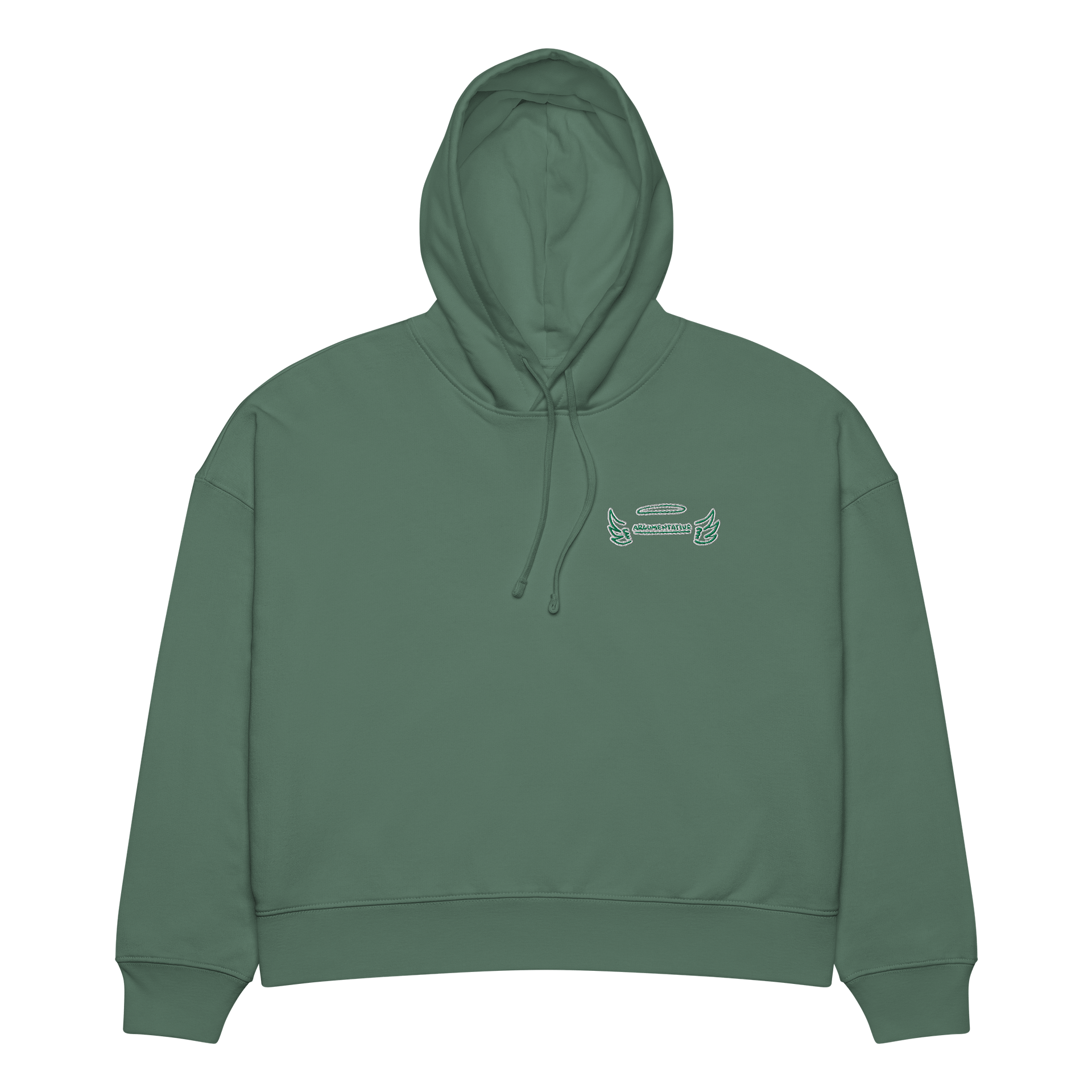 ANGELIC (green and white) women's retro fit crewneck product image (3)