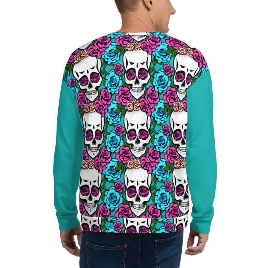 Floral Skull Fiesta Unisex Sweatshirt product image (5)