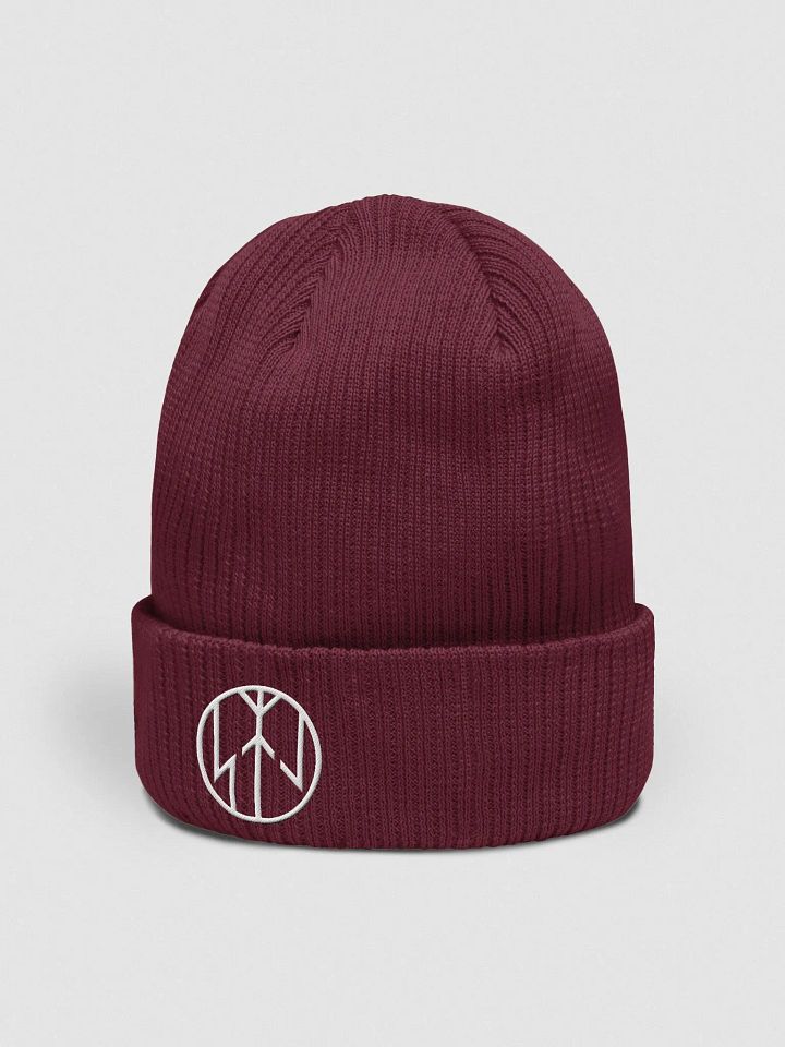 STJ runic logo organic beanie product image (6)
