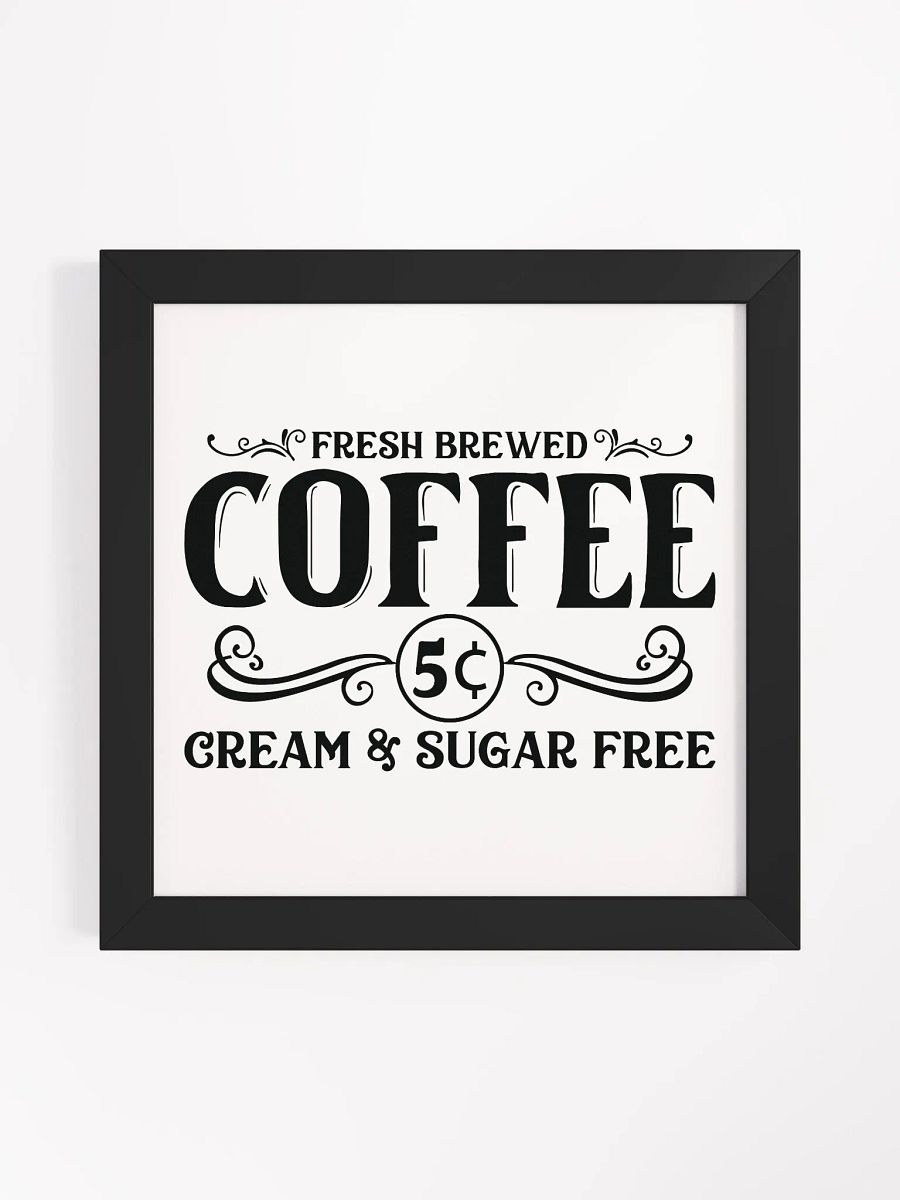 Vintage Coffee Advertisement Framed Matte Poster product image (4)