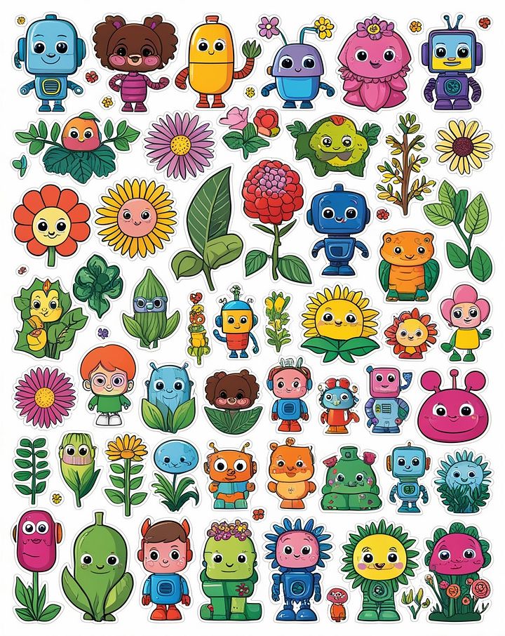 1500 animals stickers Bundle product image (2)