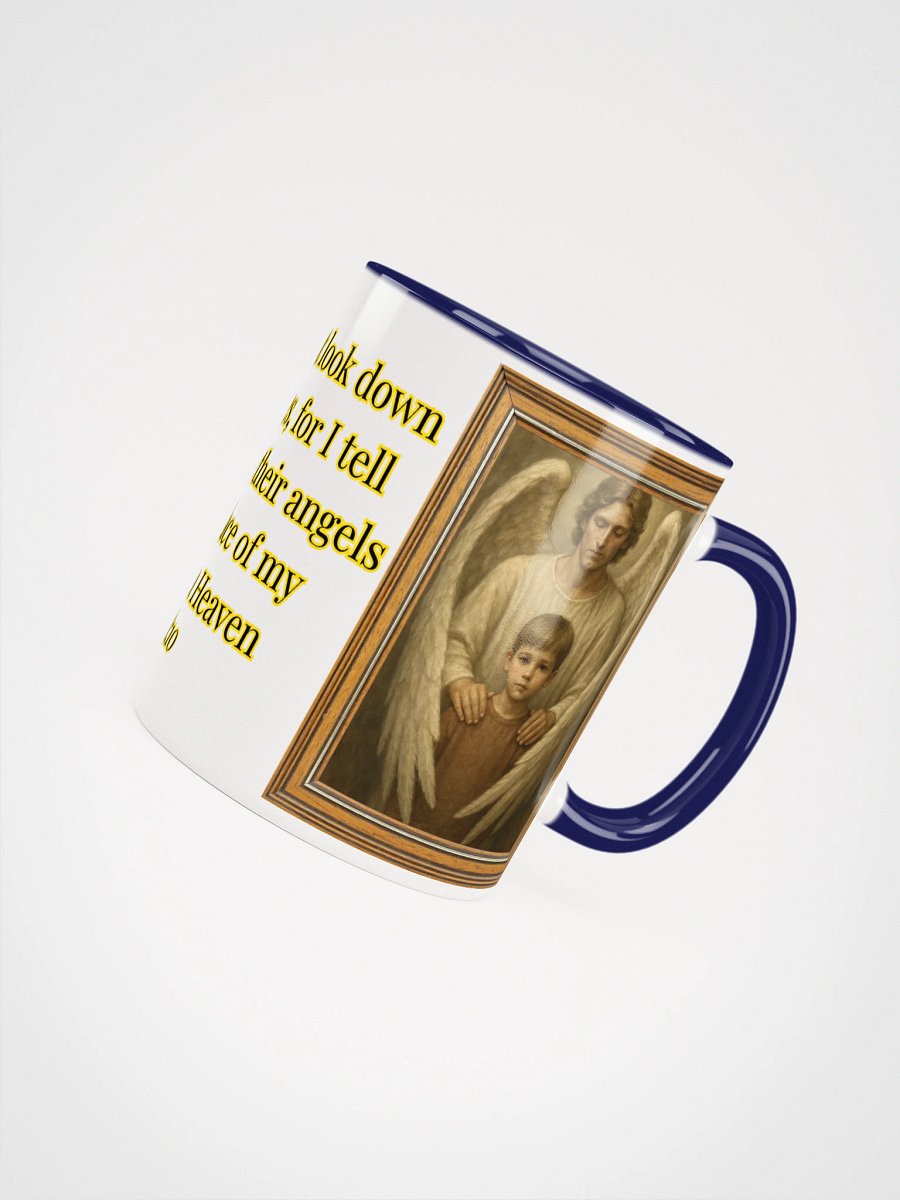 Angels Watch Over Them (Male) 2-Tone Ceramic Mug product image (4)