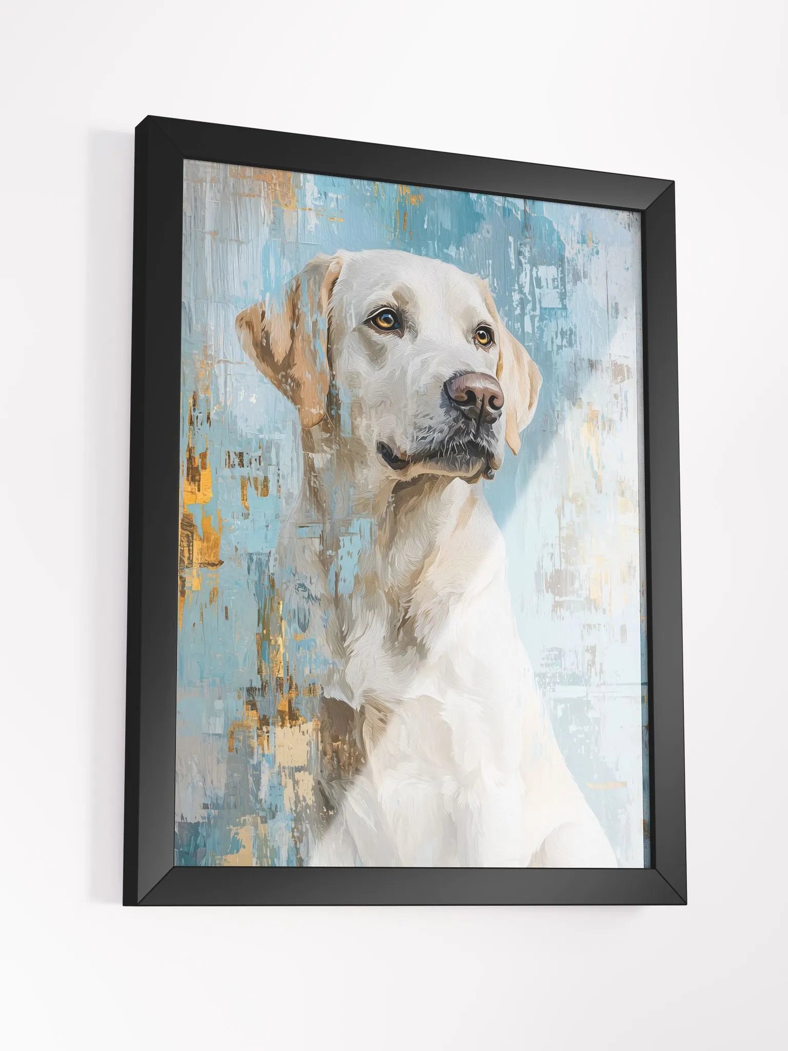 Labrador Retriever Abstract Framed Poster Art product image (24)
