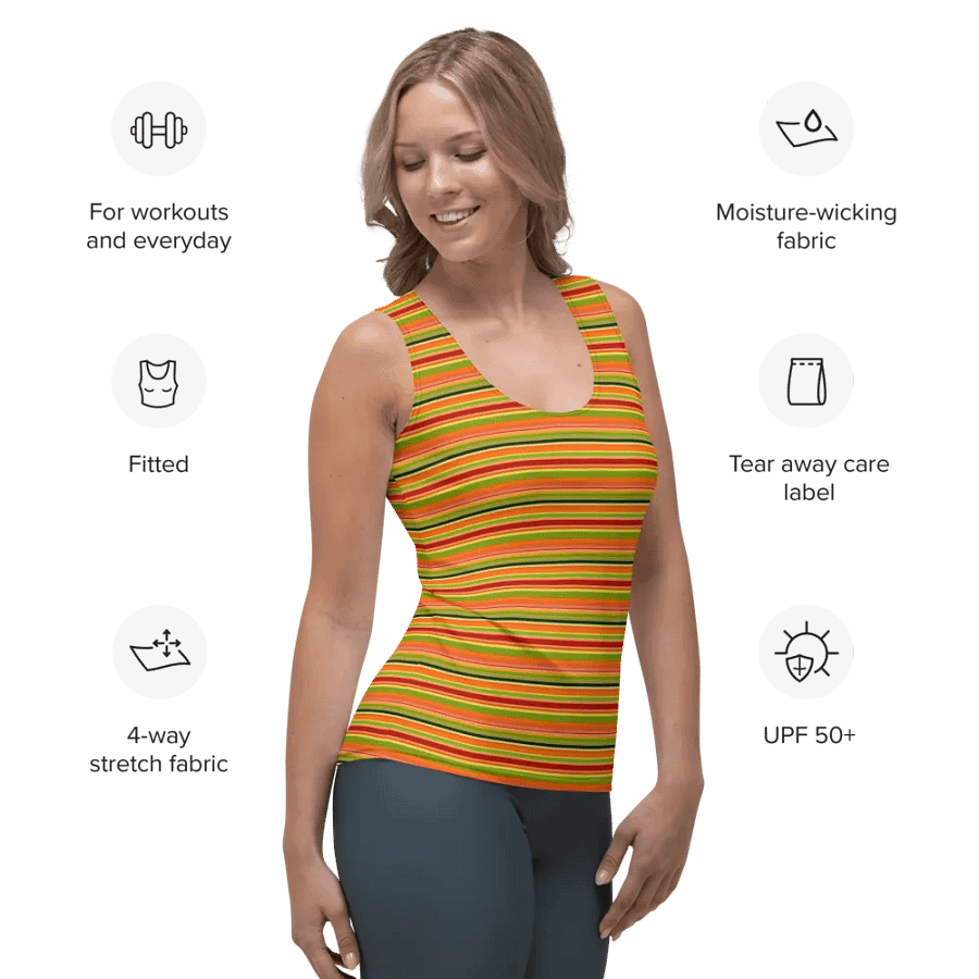 Cyclone Stripes Women's Tank Top product image (7)