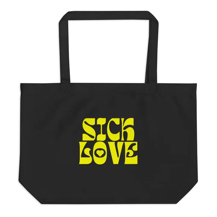 Sick Love Yellow Logo Organic Tote product image (1)
