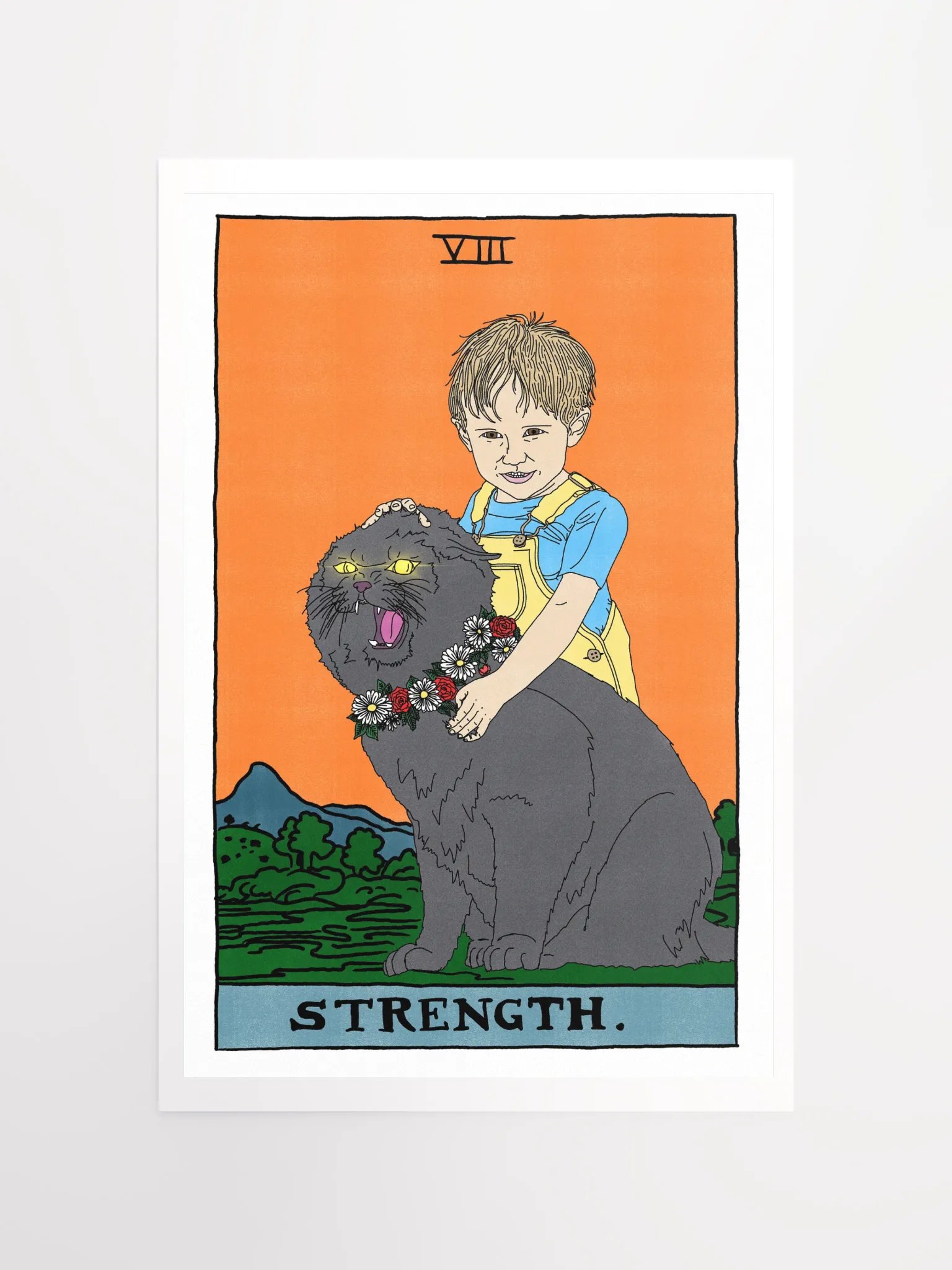 Gage and Church Strength Tarot Card Print product image (4)