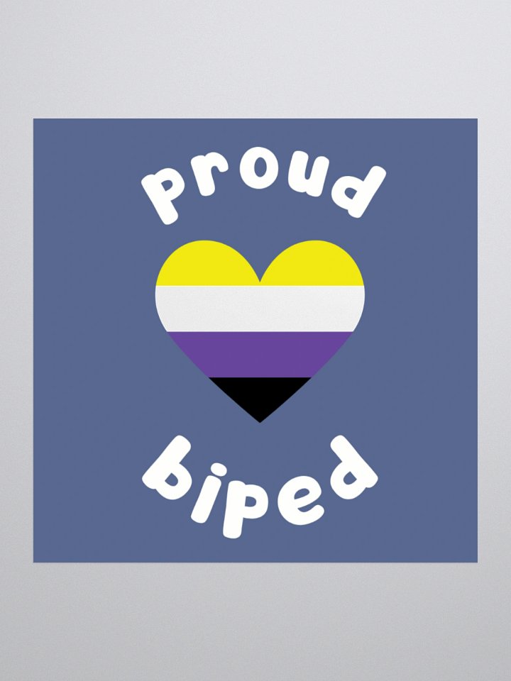 Proud Biped Sticker - NB product image (1)