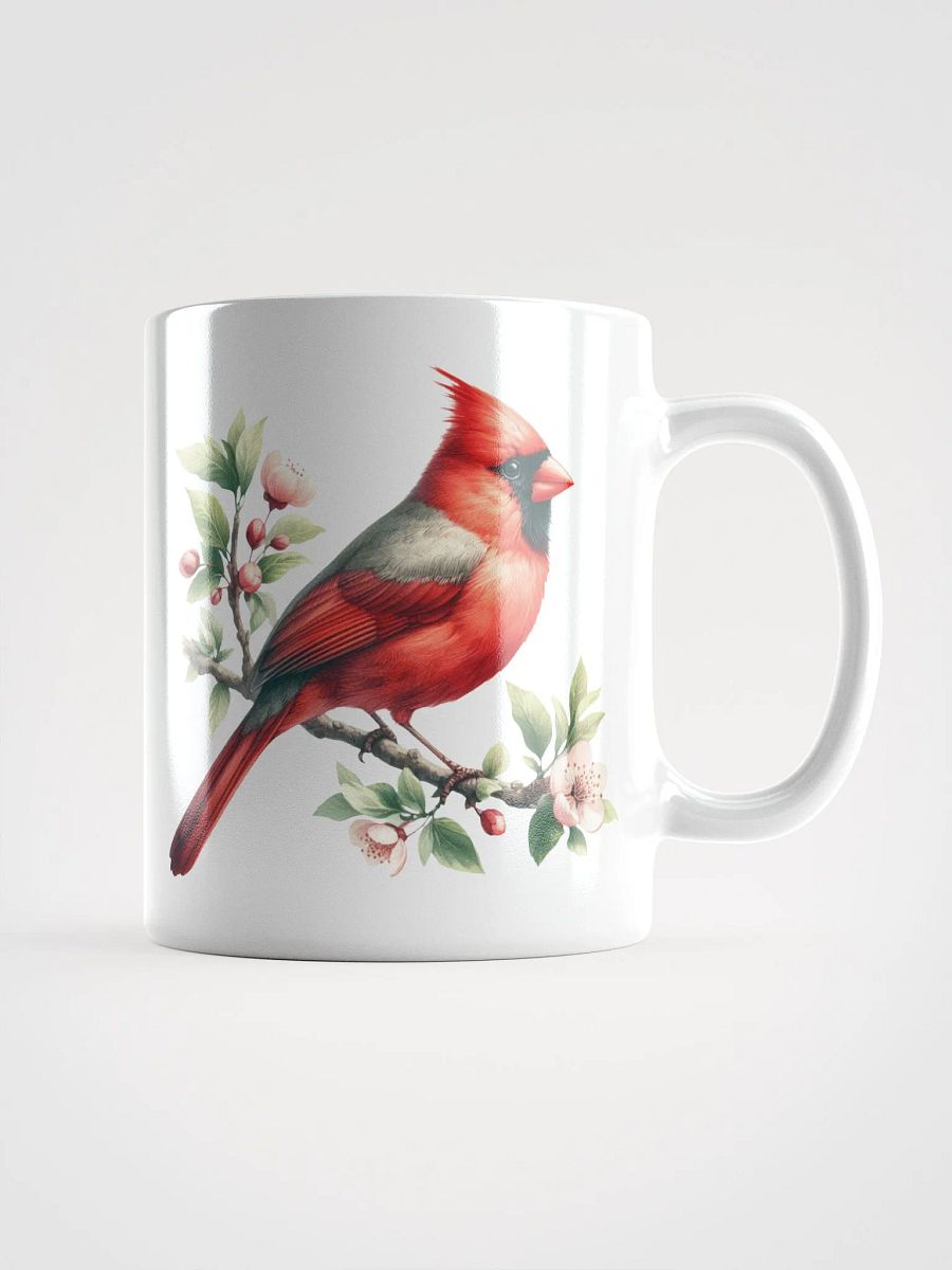 Vivid Cardinals White Glossy Mug product image (1)