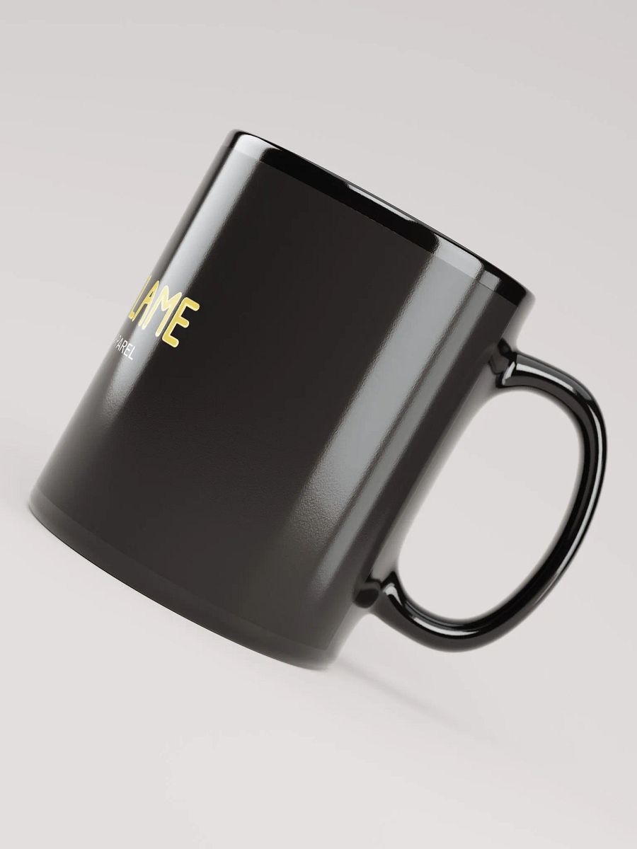 'Twin Flame' Black Glossy Mug product image (7)