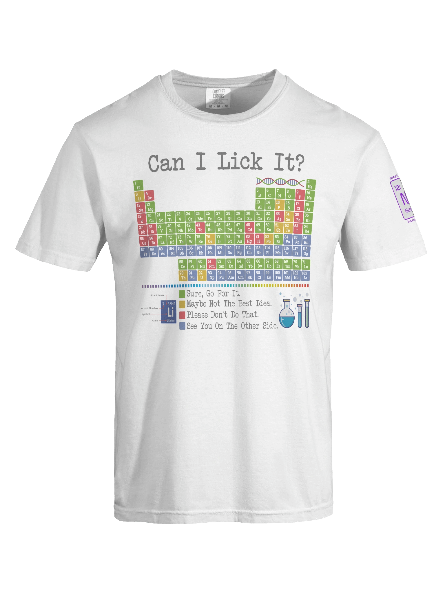 Can I Lick It Men's Tee - Gray Text product image (7)