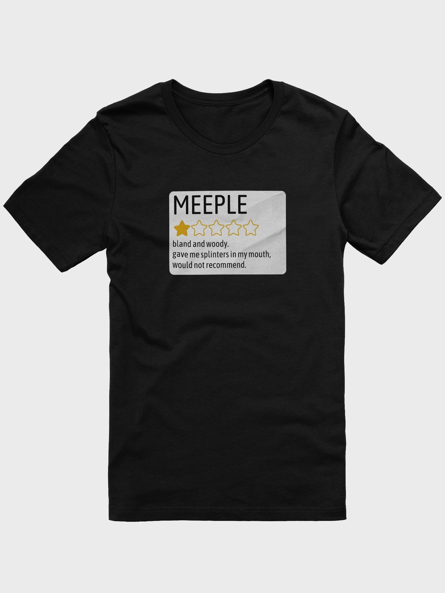 Meeple Star Review Board Game Shirt product image (2)