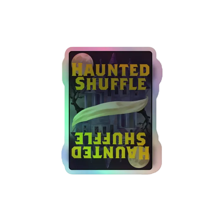 Haunted Shuffle holographic sticker product image (2)