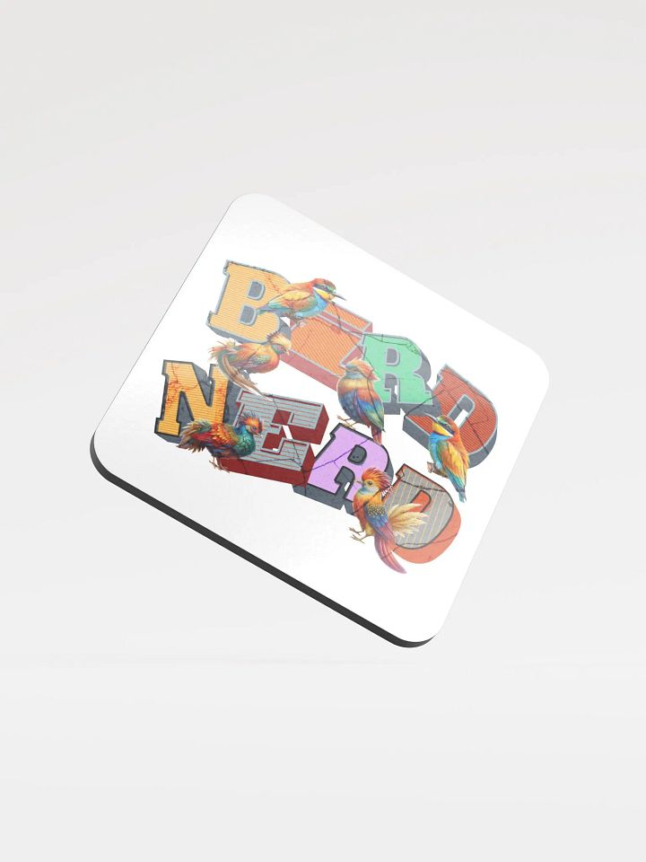 Bird Nerd Avian Charm Glossed Coaster product image (1)