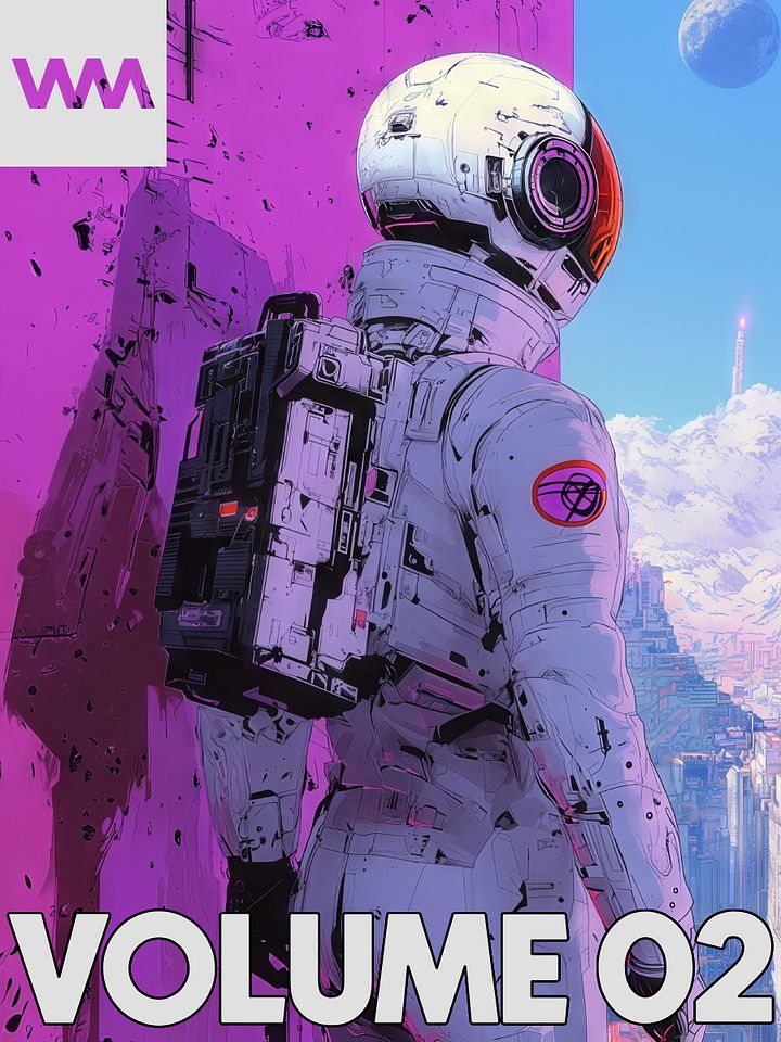 Vol. 02 // Video Images // chill beats for your space station trip // sci fi lofi // ft. futuristic concept art product image (1)