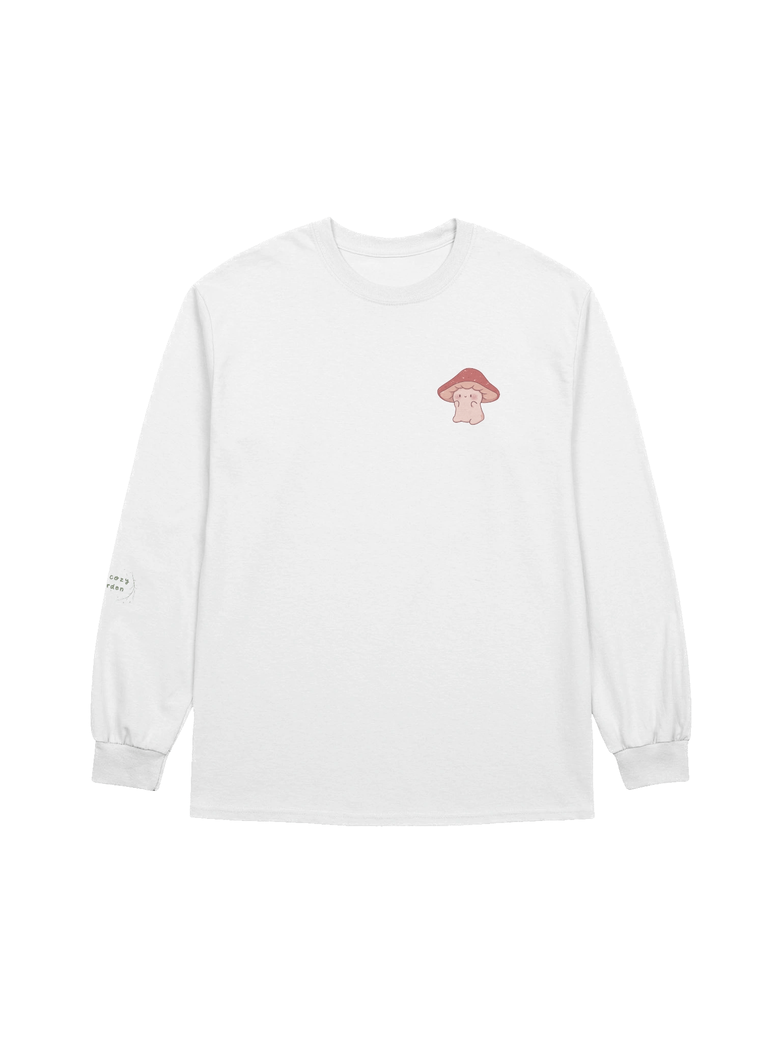 mushroom long sleeve t shirt product image (1)