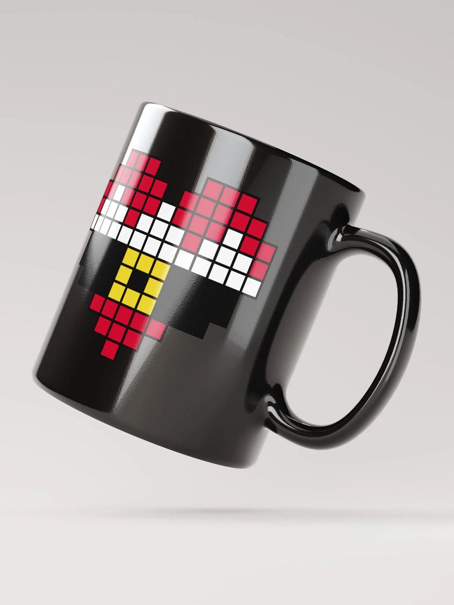 Santa Heart Black Glossy Mug product image (6)