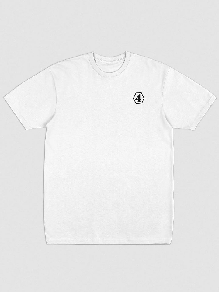 4 Mana embroided White T-Shirt product image (1)