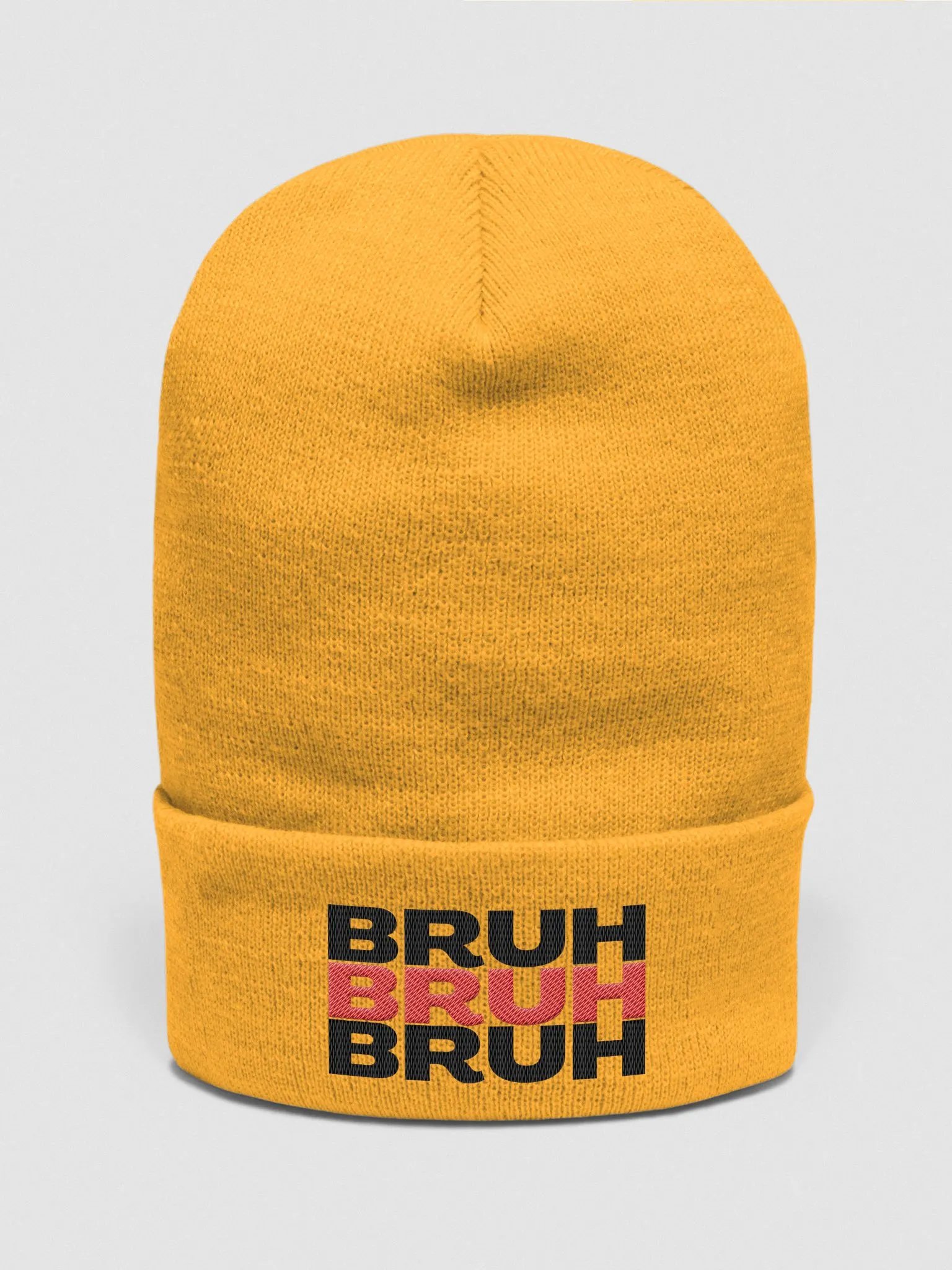 Bruh Black/Red Beanie product image (2)