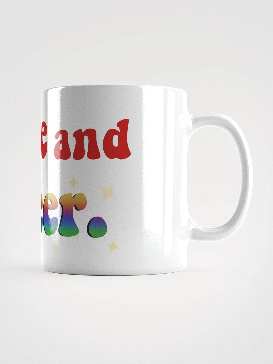 I'm Here and Queer Mug product image (1)