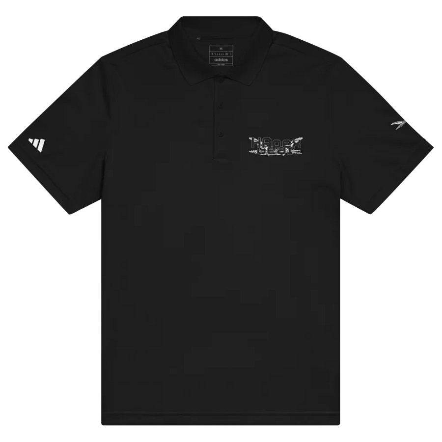 Sport Polo Shirt - Embroidered - Black HApex Gear Black Logo product image (3)