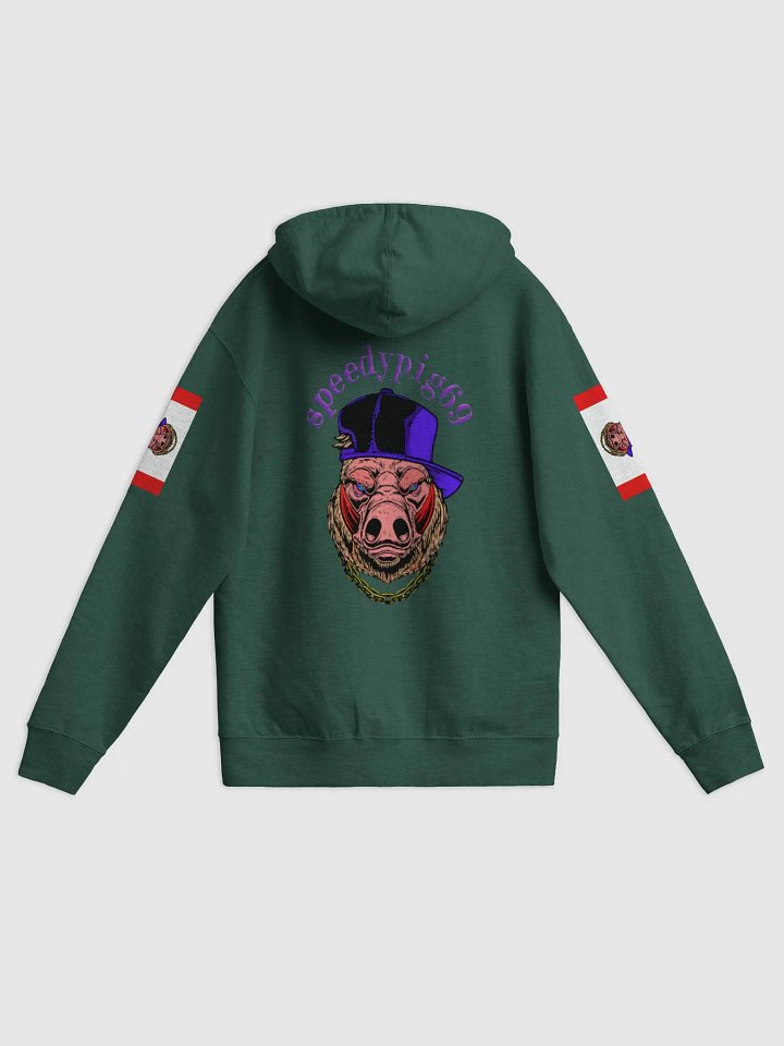 I Support Speedypig69 City Roamer Fleece Zip-Up Hoodie product image (6)
