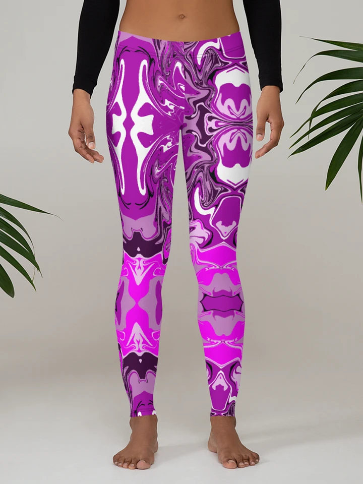 Pink Swirl All-Over Leggings product image (1)