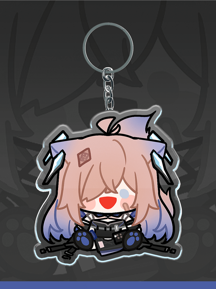 [FROSTY] Cyber Fox Acrylic Key Chain product image (1)