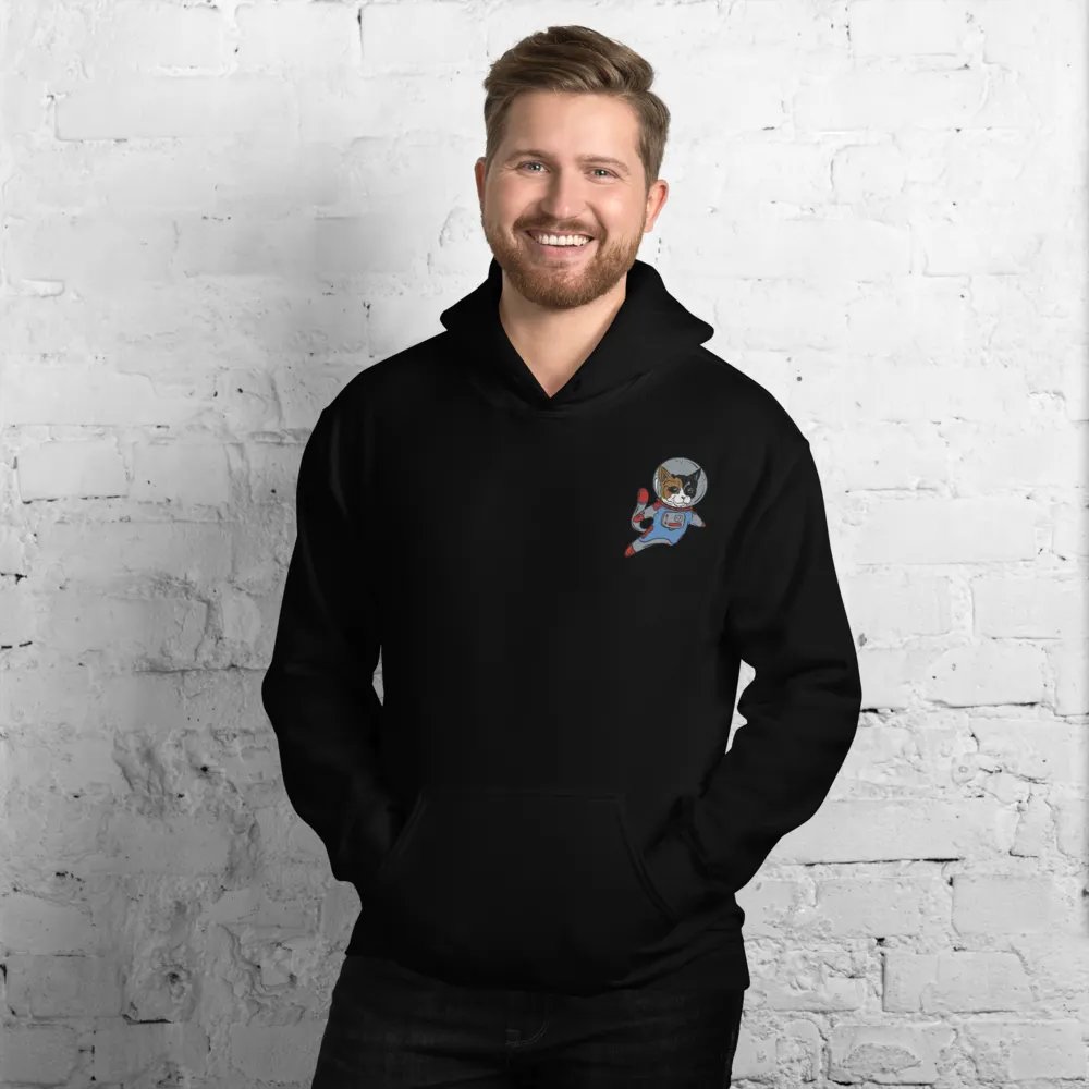 Embroidered Hoodie - Space Kitty product image (4)