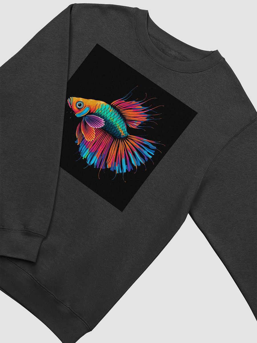 Vibrant Fish Graphic Crewneck Sweatshirt product image (3)