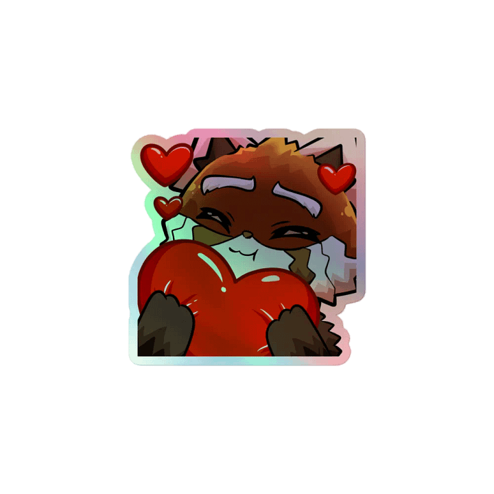 Holograpic Heart Sticker product image (1)