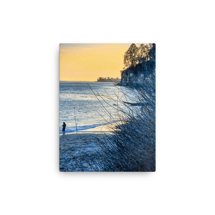 Fishing at Dusk Thin Canvas Art product image (7)