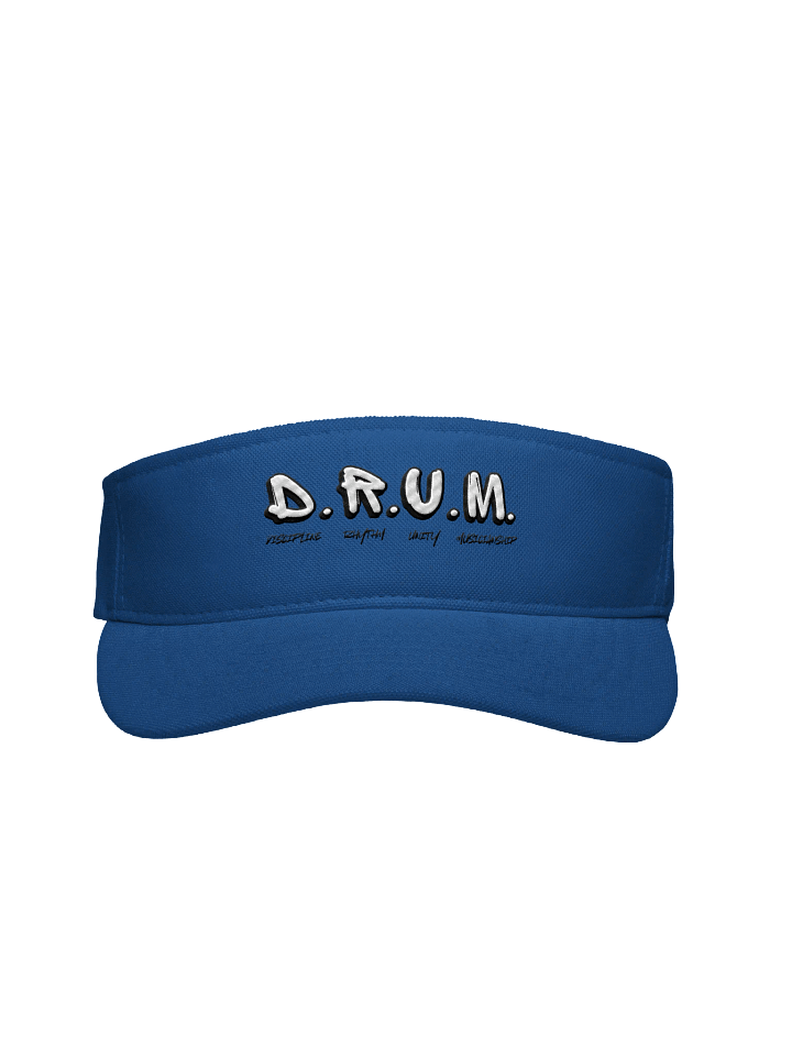 D.R.U.M. Flexfit Visor (white) product image (1)