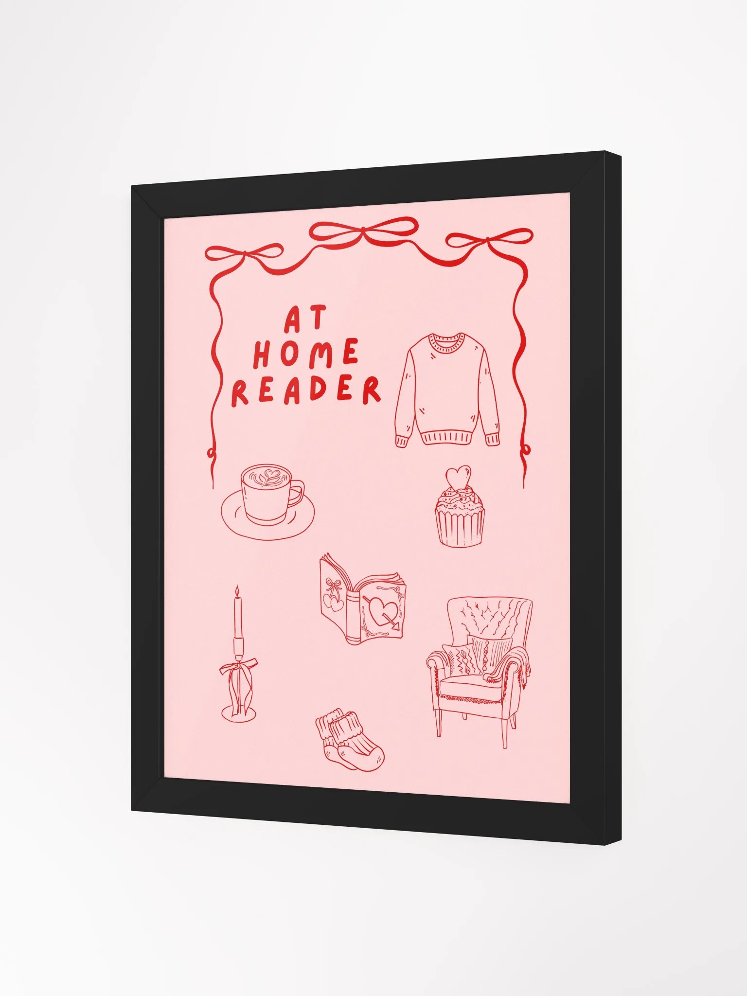 At Home Reader Framed Poster product image (2)